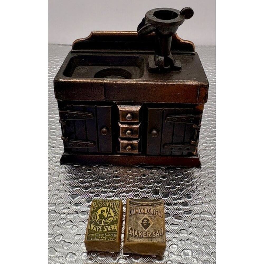 Durham Industries Diecast Furniture Wash Base with Salt & Pepper Shakers 1978